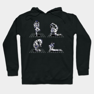 Space Astronaut Yoga Poses Hoodie